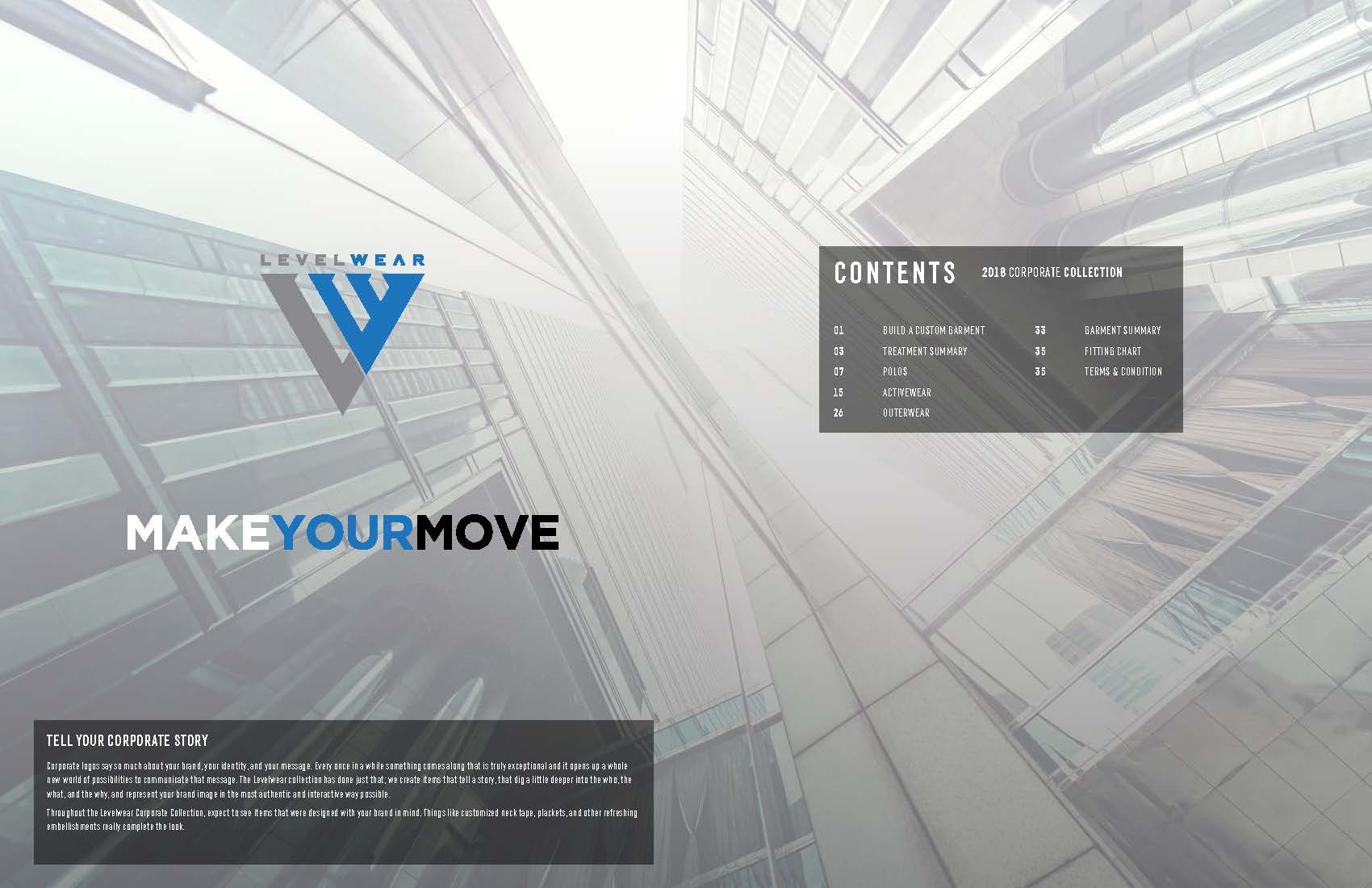 2018 Corporate Catalog Levelwear