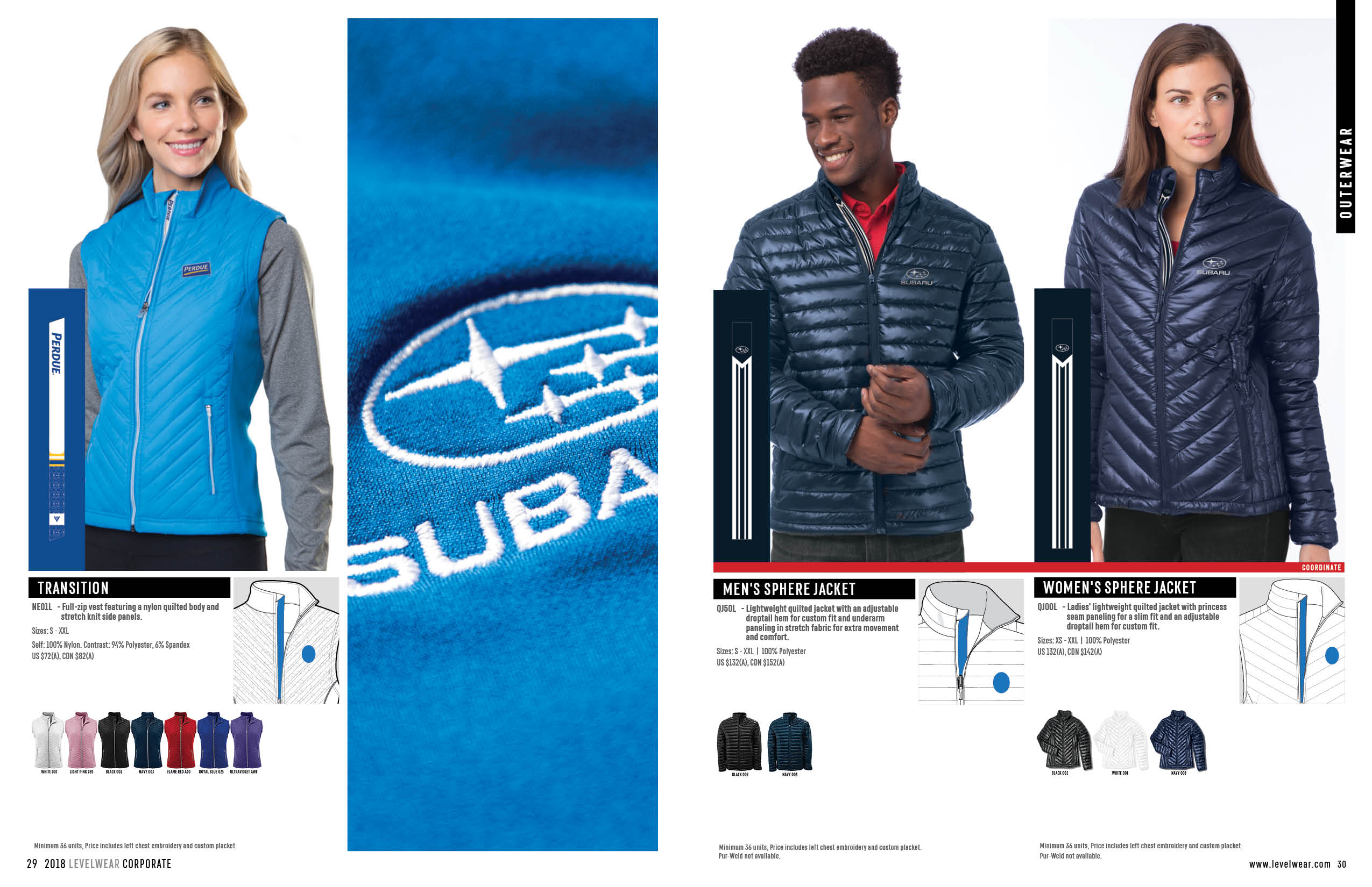 2018 Corporate Catalog Levelwear