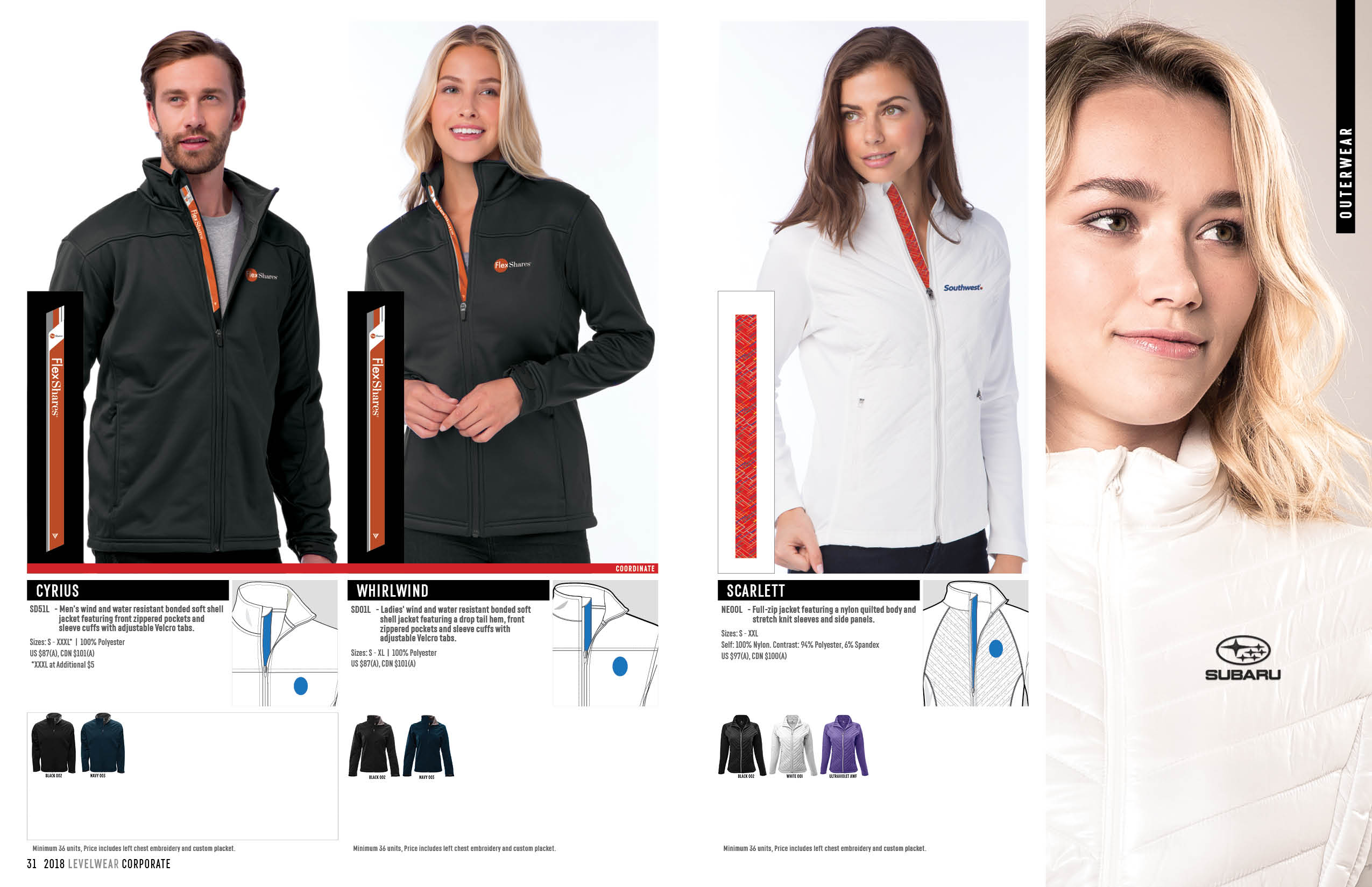 2018 Corporate Catalog Levelwear